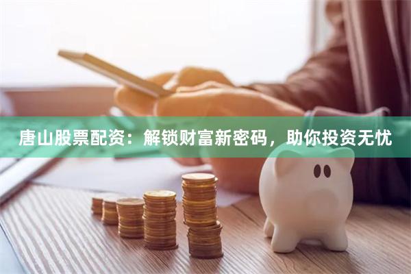 唐山股票配资：解锁财富新密码，助你投资无忧